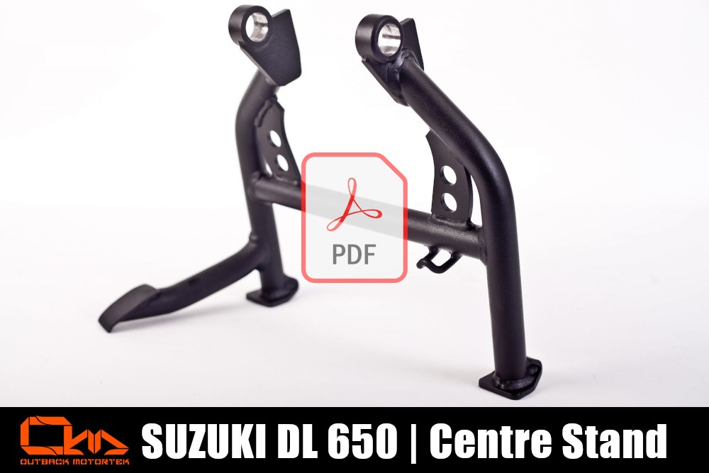 Suzuki DL 650 Vstrom Centre Stand Installation