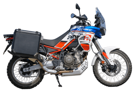 Aprilia Tuareg 660 – Rackless Luggage Support
